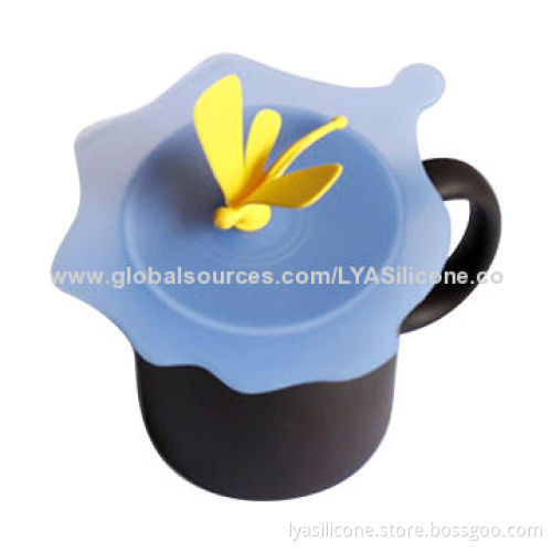 Smart silicone cup lid, OEM and ODM designs welcomed